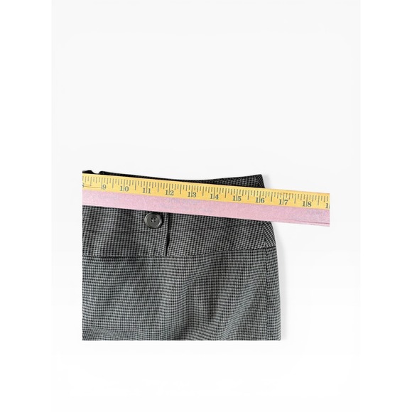 Ann Taylor Loft Women Black White Houndstooth Mini Skirt Size 10 A-Line Career - Picture 4 of 6
